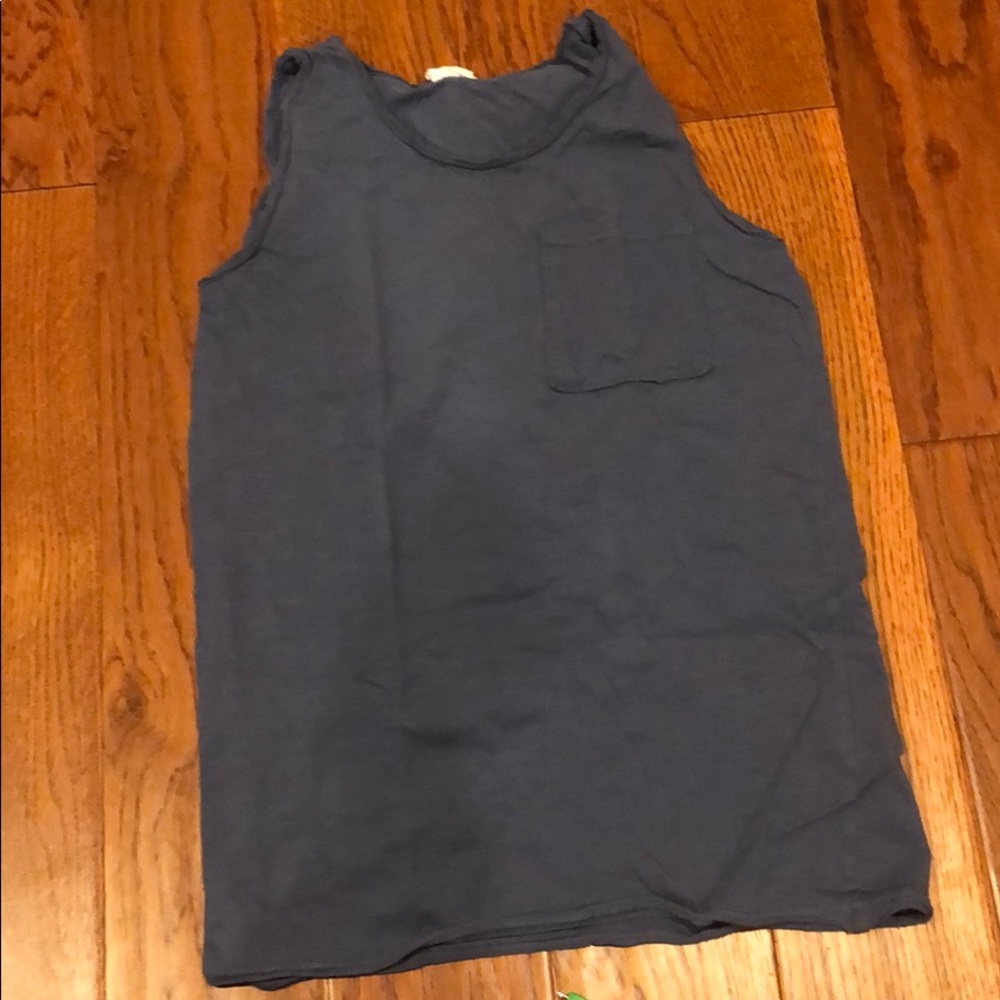 blue zara shirt